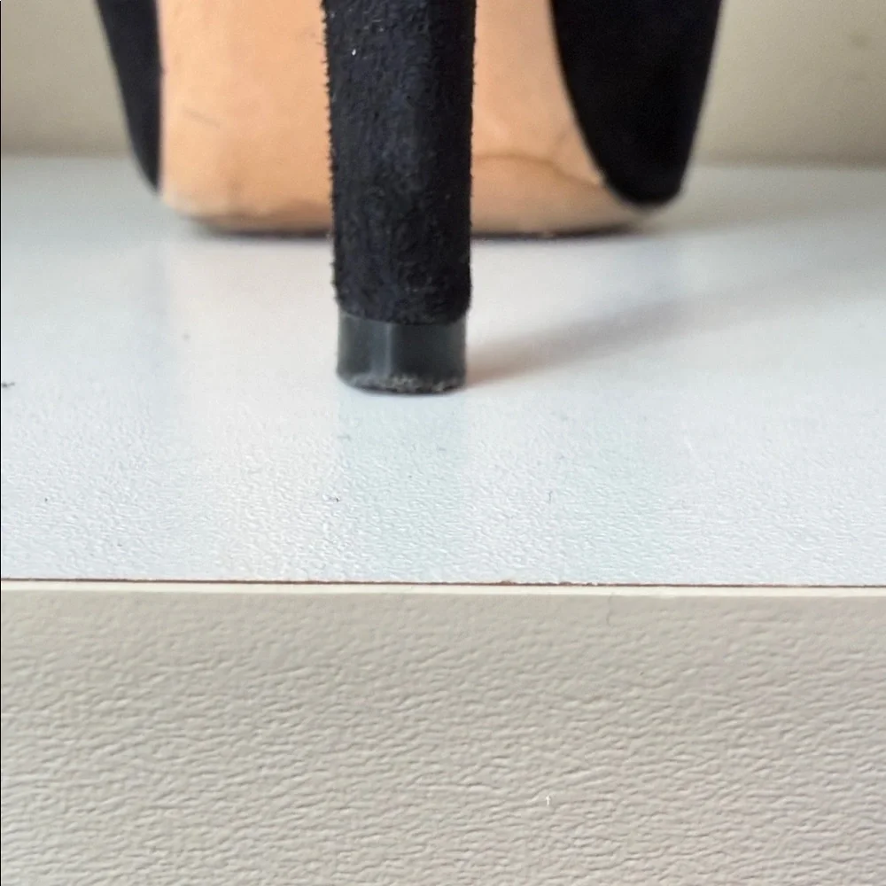 Manolo Blahnik Black Heeled Boots with Buckle - Picture 7 of 13